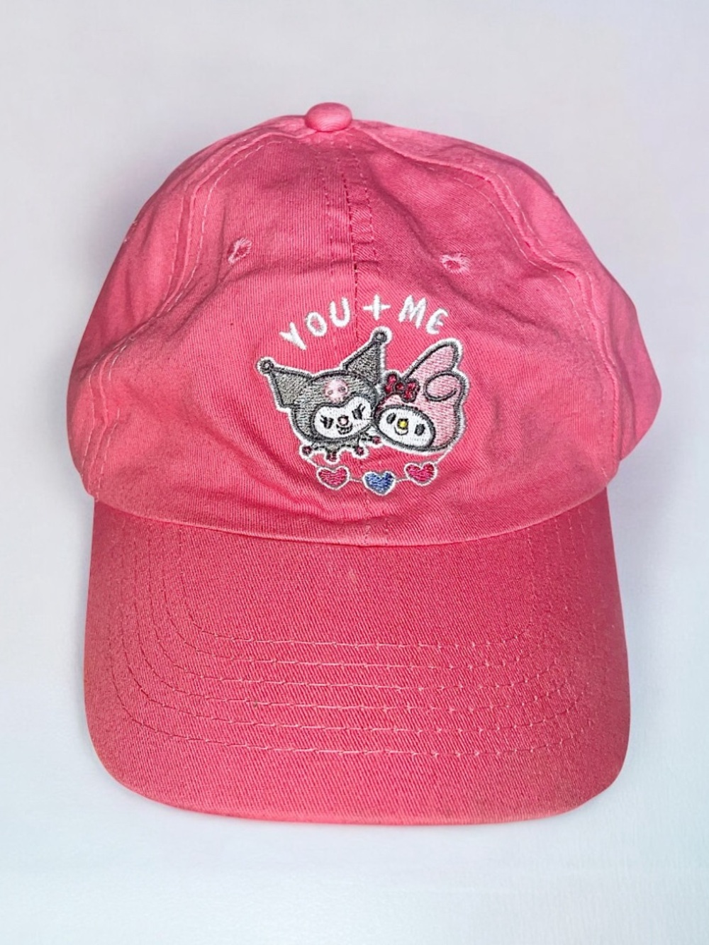 Hello Kitty and Friends Kuromi and My Melody Pink Valentine's Day Hat Cap